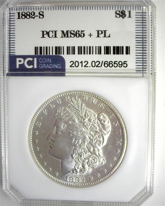 1882 S Morgan Dollar Graded by PCI in February of 2012