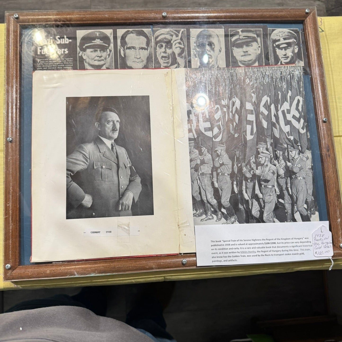 Special Train of his Serene Highness, The Regent of the kingdom of Hungary 1938 book.